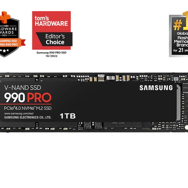 Samsung 990 Pro PCIe 4.0 NVMe M.2 Gaming SSD